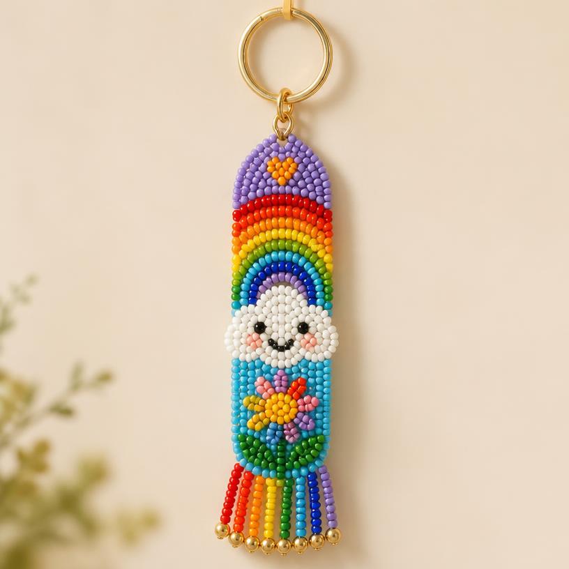 Rainbow Joy Keychain